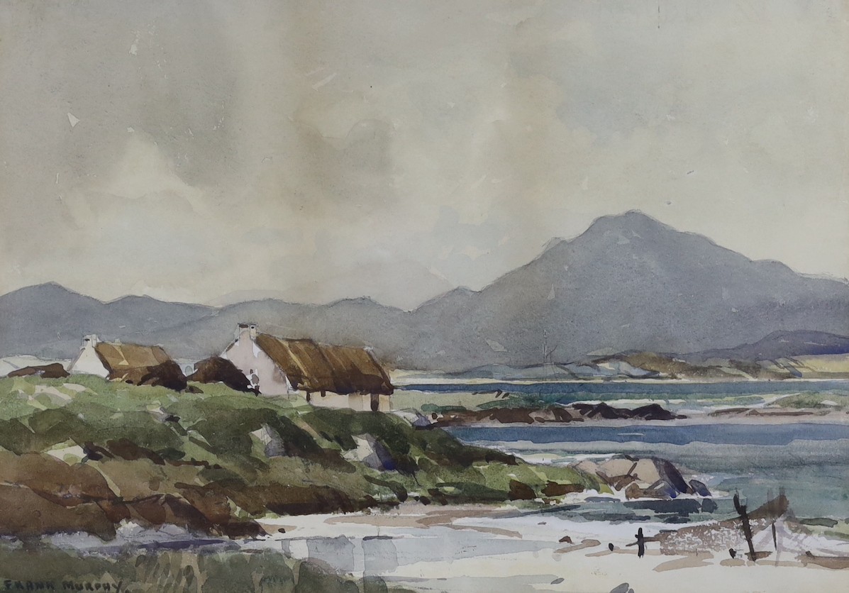 Frank Murphy (1925-1979), pair of watercolours, Views in Donegal, signed, 26 x 36cm